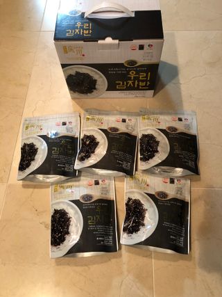 광천우리맛김 우리집밥도둑 맛있는광천김 우리김자반 50g 5봉 — 5점을 준 리뷰어가 2021년 11월 올린 사용 사진