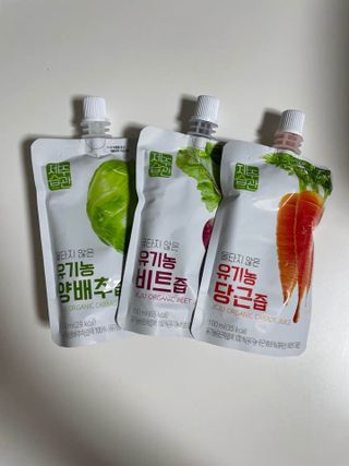 탐라원 유기농 제주산 건강즙 3종 - 양배추즙 비트즙 당근즙 — 5점을 준 리뷰어가 2021년 11월 올린 사용 사진