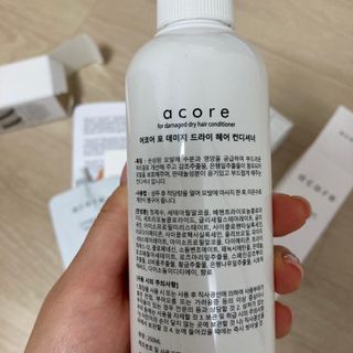 어코어 데미지케어 컨디셔너 — 5점을 준 리뷰어가 2021년 1월 올린 사용 사진