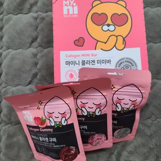 일동제약 마이니 마이니 늘씬날씬 콜라겐 세트 — 5점을 준 리뷰어가 2021년 2월 올린 사용 사진