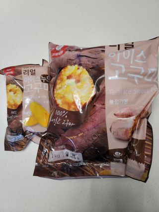 천일식품 천일냉동 리얼 아이스 고구마 — 5점을 준 리뷰어가 2021년 4월 올린 사용 사진