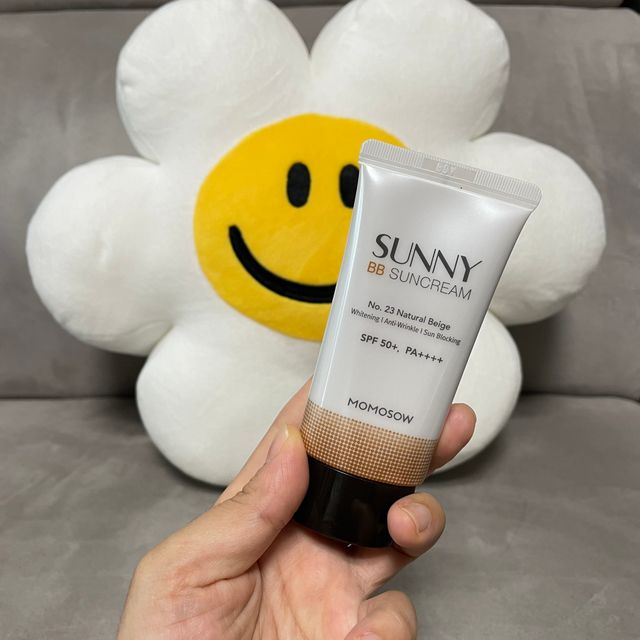 모모쏘우 비비 선크림 40ml 리뷰 사진