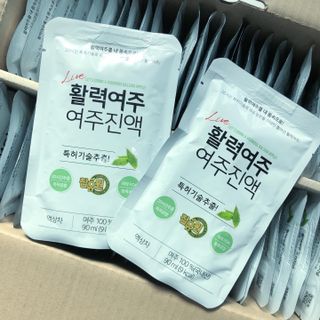 참유원 특허제조 활력 여주진액 여주즙 50포 — 5점을 준 리뷰어가 2022년 1월 올린 사용 사진