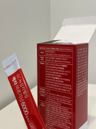 메타아르기닌 GC녹십자웰빙 메타 아르기닌 6000 플러스 오르니틴 — 5점을 준 리뷰어가 2022년 12월 올린 사용 사진
