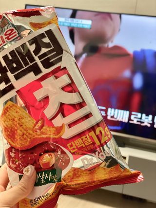 맛있게 채우는 단백질 12g, 닥터유 단백질칩 — 5점을 준 리뷰어가 2023년 12월 올린 사용 사진