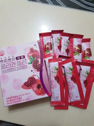 헬스업_쁘띠쁘띠석류콜라겐젤리_20g x 14포 — 5점을 준 리뷰어가 2020년 12월 올린 사용 사진