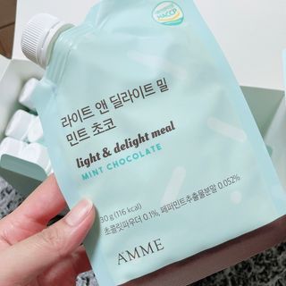 아므_이너뷰티 라이트 앤 딜라이트 밀 민트 초코 — 4점을 준 리뷰어가 2021년 7월 올린 사용 사진