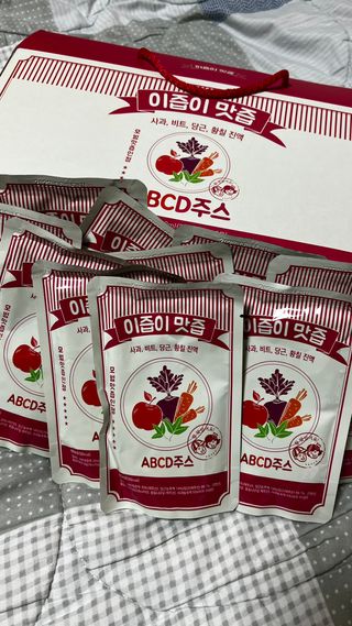 본황칠 이즙이 맛즙 ABC주스 30EA — 5점을 준 리뷰어가 2022년 8월 올린 사용 사진