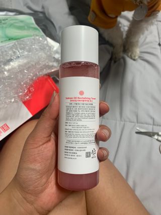 아이앤립 / EYENLIP 아이앤립 연어오일 리바이탈라이징 토너 — 4점을 준 리뷰어가 2021년 4월 올린 사용 사진