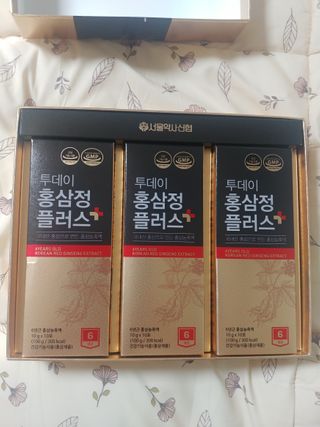 서울약사신협_투데이홍삼정플러스스틱_10g x 30포 — 5점을 준 리뷰어가 2021년 1월 올린 사용 사진