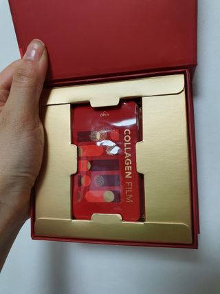 프리마인 귀족의 콜라겐, 92배 흡수율. 럭셔리 프리미엄 셀라브 콜라겐필름 30매 — 5점을 준 리뷰어가 2021년 9월 올린 사용 사진