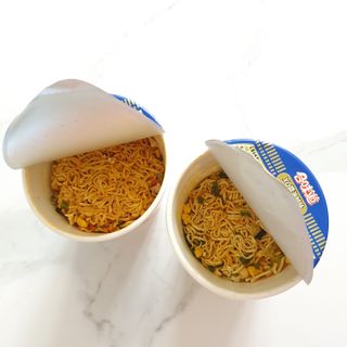 NISSIN 닛신 컵누들  4종 - 씨푸드오리지날, 씨푸드 스파이시, 씨푸드 커리, 씨푸드 XO소스 — 5점을 준 리뷰어가 2021년 11월 올린 사용 사진