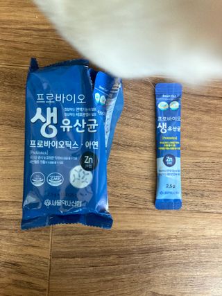 서울약사신협_프로바이오 생유산균 2.5g 160포 — 5점을 준 리뷰어가 2021년 7월 올린 사용 사진