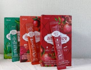 서울에프엔비 콜라스틴 3종 뷰티젤리스틱 45입 [ABC핏 15입 /  석류핏 15입 / 청스피루리나 15입] — 5점을 준 리뷰어가 2021년 9월 올린 사용 사진