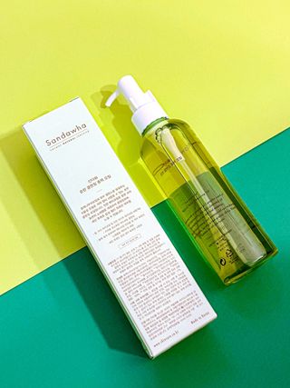 스킨큐어 산다화 순한 클렌징 동백 오일 200ml — 5점을 준 리뷰어가 2022년 8월 올린 사용 사진