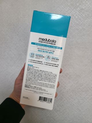 모두발라 마이크로 비타캡슐 탈모샴푸 — 5점을 준 리뷰어가 2022년 1월 올린 사용 사진