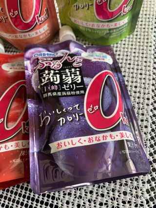 ORIHIRO 오리히로 곤약젤리 제로칼로리 130g 4종 4팩(맛별로 1팩씩) — 5점을 준 리뷰어가 2023년 2월 올린 사용 사진