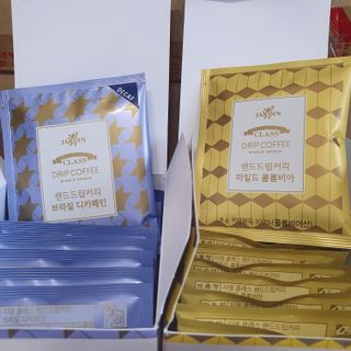 (주)쟈뎅 쟈뎅 클래스 핸드 드립 커피 10P 2종_디카페인 1종+랜덤 플레이버 1종 — 5점을 준 리뷰어가 2021년 4월 올린 사용 사진