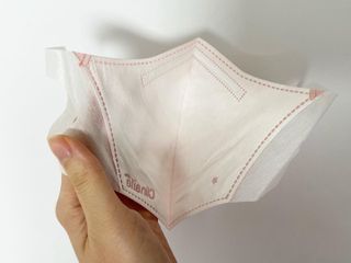 끌린에르 스포츠 귀편한 새부리형 마스크 — 5점을 준 리뷰어가 2022년 2월 올린 사용 사진