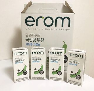 이롬 erom 황성주박사의 국산콩 두유 검은콩 고칼슘 — 5점을 준 리뷰어가 2020년 12월 올린 사용 사진
