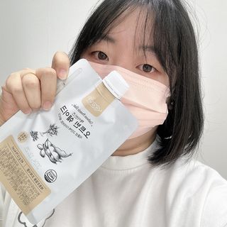 헤이빈즈 식사대용 식물성단백질 다이어트쉐이크 파우치 5일분 — 5점을 준 리뷰어가 2023년 3월 올린 사용 사진