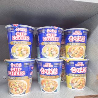 NISSIN 닛신 컵누들  4종 - 씨푸드오리지날, 씨푸드 스파이시, 씨푸드 커리, 씨푸드 XO소스 — 5점을 준 리뷰어가 2022년 11월 올린 사용 사진