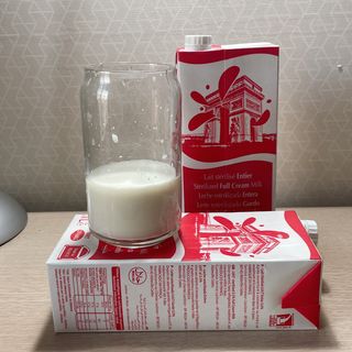 락티노브 프랑스에서 온 프리미엄 우유 래드바쉬 멸균우유 1L x 4개 — 5점을 준 리뷰어가 2021년 11월 올린 사용 사진