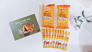 광동생활건강 [광동] 비타500데일리스틱  ★빼빼로데이★ 30포+70포+ 뚱랑이스티커+빼빼로+쇼핑백 — 5점을 준 리뷰어가 2022년 11월 올린 사용 사진