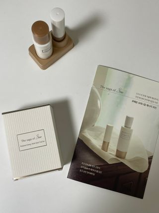 더사가오브수 [사가수] 효혜윤 보태니컬 에너지 에센스인로션 20ml /아이포올 스틱 3g — 4점을 준 리뷰어가 2023년 2월 올린 사용 사진