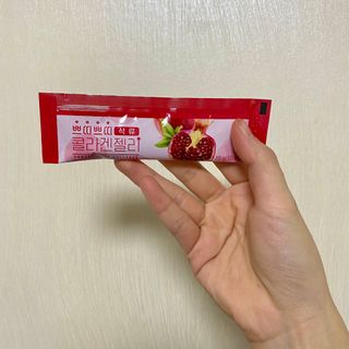 헬스업_쁘띠쁘띠석류콜라겐젤리_20g x 14포 — 4.5점을 준 리뷰어가 2021년 3월 올린 사용 사진