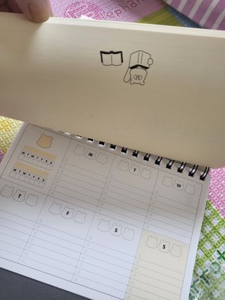 리훈 곰부 세우는 체크리스트 위클리 탁상 플래너 주간 일주일 계획표 — 5점을 준 리뷰어가 2023년 2월 올린 사용 사진