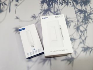 아카라 조명 스위치를 누워서 끄는 방법 (스마트 조명 스위치 2구 + 무선 리모트 스위치 1구 T1, 스마트 허브 E1) — 4점을 준 리뷰어가 2021년 12월 올린 사용 사진