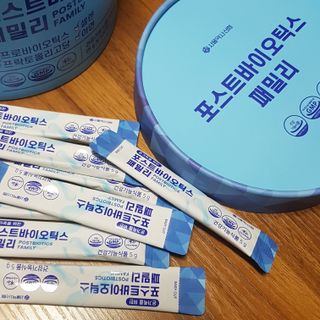 서울약사신협_포스트바이오틱스패밀리_5g x 100포 — 4점을 준 리뷰어가 2021년 3월 올린 사용 사진