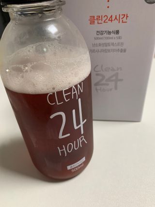 클린24시간 1BOX(5포) + 전용보틀(500ml) — 5점을 준 리뷰어가 2023년 5월 올린 사용 사진