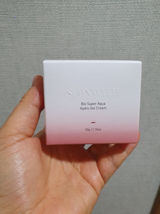 SOONWITH 바이오 수퍼 아쿠아 하이드로 젤 크림 — 4점을 준 리뷰어가 2021년 3월 올린 사용 사진