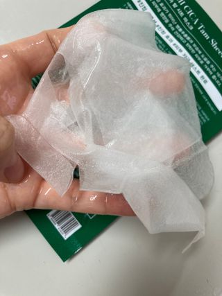 타포미 시카 탐 시트 마스크 27ml — 5점을 준 리뷰어가 2023년 1월 올린 사용 사진