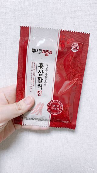 힘내라김홍삼 홍삼활력진 50ml x 5포 — 5점을 준 리뷰어가 2021년 4월 올린 사용 사진