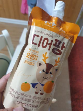 [몸엔용] 우리 아이 건강간식, 달콤한 녹용곤약젤리 디어팡 4종 — 5점을 준 리뷰어가 2021년 11월 올린 사용 사진