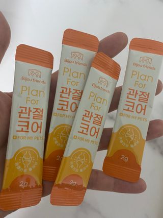 비쥬프렌즈 플랜 포 관절코어 — 4.5점을 준 리뷰어가 2022년 8월 올린 사용 사진