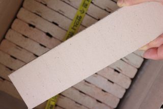 [신흥산업] 붙이는 벽돌 황토 파벽돌 230mm 45장,  욕실 인테리어 실내장식 셀프인테리어 — 5점을 준 리뷰어가 2023년 5월 올린 사용 사진