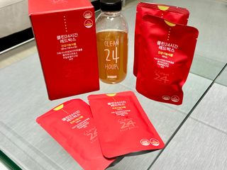 클린24시간 레드박스 1BOX(5포) + 전용보틀(500ml) — 5점을 준 리뷰어가 2024년 1월 올린 사용 사진