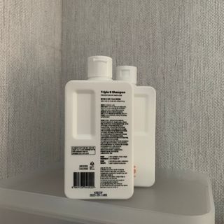 트리플에스 탈모 샴푸 275ml + 실크 트리트먼트 275ml — 4점을 준 리뷰어가 2021년 2월 올린 사용 사진