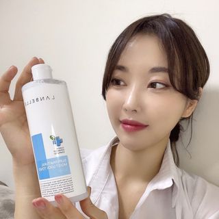 랑벨 수퍼내츄럴 수분잠금 토너 500ml (수분, 보습, 피부장벽 토너) — 5점을 준 리뷰어가 2022년 4월 올린 사용 사진