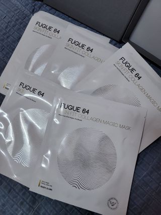 약손명가코스메틱 에오스보떼 푸가 64 스킨 핏 콜라겐 매직 마스크 — 5점을 준 리뷰어가 2021년 1월 올린 사용 사진