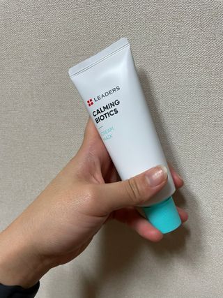 리더스코스메틱 리더스 카밍 바이오틱스 크림 마스크 — 4점을 준 리뷰어가 2021년 5월 올린 사용 사진
