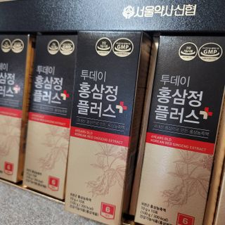 서울약사신협_투데이홍삼정플러스스틱_10g x 60포 — 5점을 준 리뷰어가 2021년 6월 올린 사용 사진