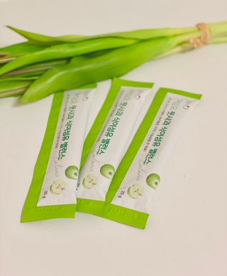 아임오 풋사과 식이섬유 밸런스 젤리 14포 — 4.5점을 준 리뷰어가 2021년 10월 올린 사용 사진