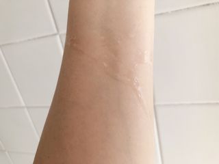 화이트리 비움 약산성 클렌징젤 ,마일드 필링젤 세트 — 5점을 준 리뷰어가 2021년 2월 올린 사용 사진