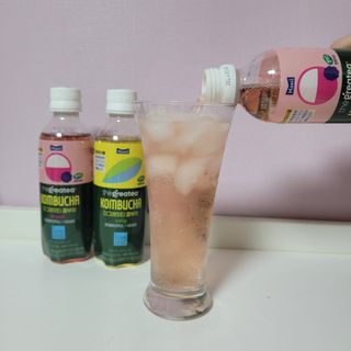 더그레잇티 콤부차 [매일유업] 더그레잇티 44kcal 콤부차 300ml *12개입 (오리지널 6개+베리리치 6개) — 5점을 준 리뷰어가 2023년 7월 올린 사용 사진