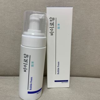 [바이로담] 저자극 약산성버블 폼 폼클렌징 150ml — 5점을 준 리뷰어가 2021년 4월 올린 사용 사진